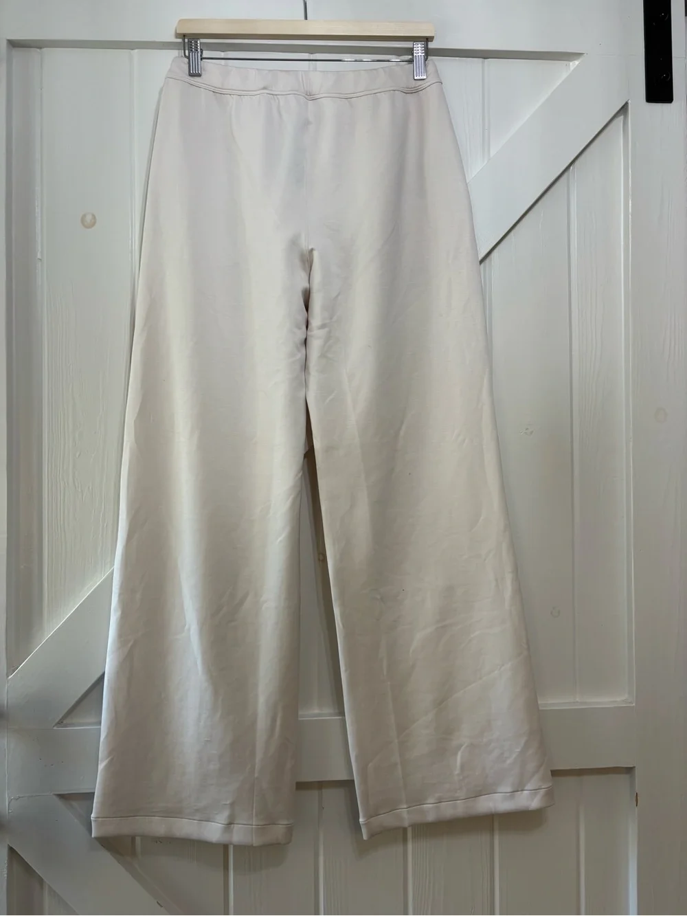 Vuori Compose Wide-Leg Drawstring Lounge Sweatpants Marshmallow NWT Small - Picture 3 of 8